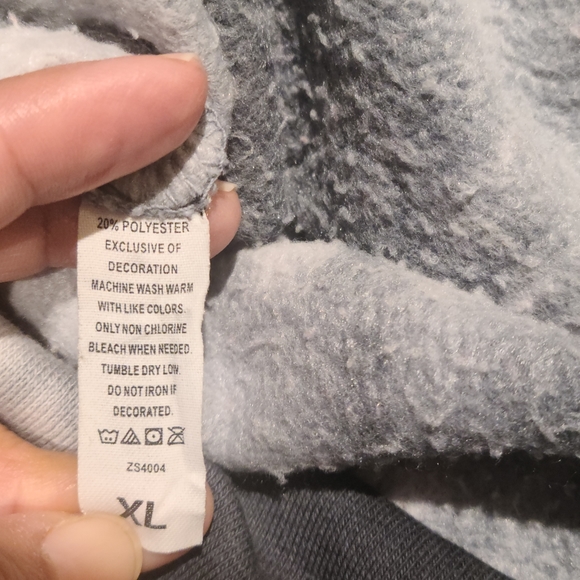 OREN KASH Men's Evolving Pullover Hoodie Tie Dye XL Black Grey White - Picture 9 of 10